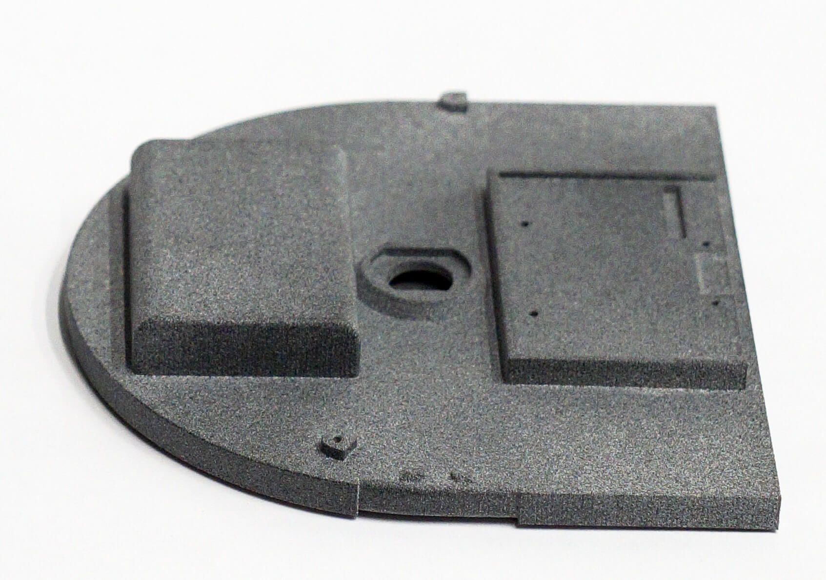 Strukturiertes Innenteil für ein Elektronikmodul, hergestellt im 3D-Druckverfahren zur Integration in einen Fitness-Tracker